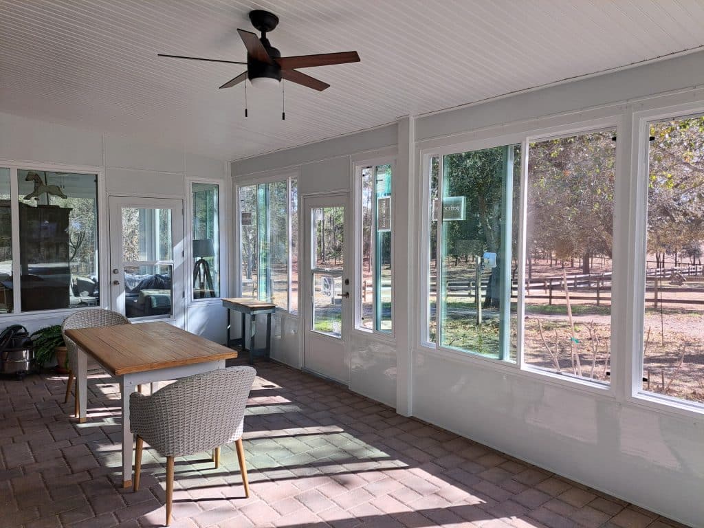 screen, glass & sun room